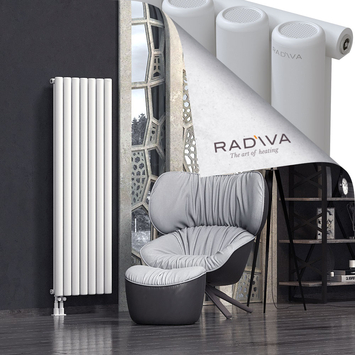 Mati Aluminium Radiator 1600x514 White - Thumbnail