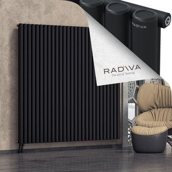 Mati Aluminium Radiator 1800x1994 Black - Thumbnail