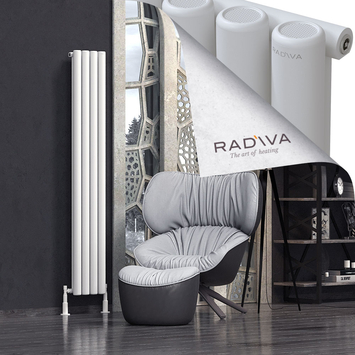 Mati Aluminium Radiator 1800x292 White - Thumbnail