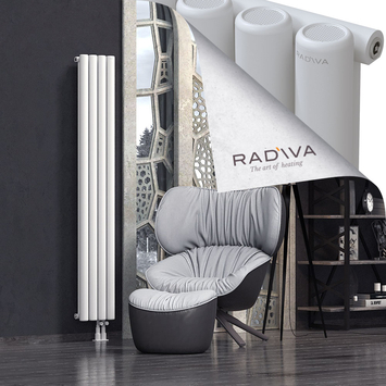 Mati Aluminium Radiator 1800x292 White - Thumbnail