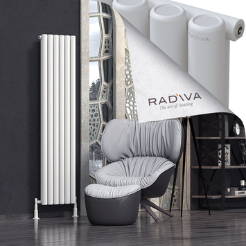 Mati Aluminium Radiator 1800x440 White - Thumbnail