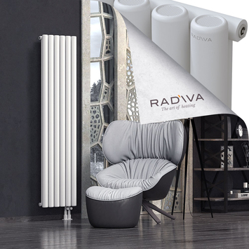 Mati Aluminium Radiator 1800x440 White - Thumbnail