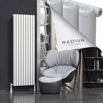 Mati Aluminium Radiator 1800x662 White - Thumbnail