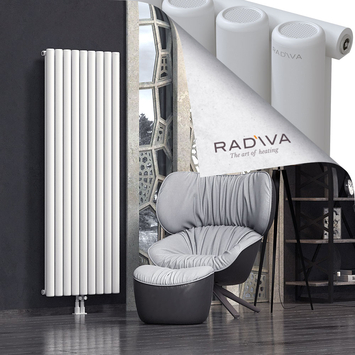 Mati Aluminium Radiator 1800x662 White - Thumbnail