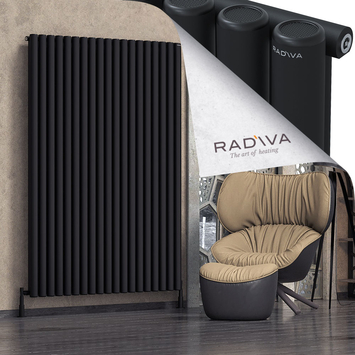 Mati Aluminium Radiator 1900x1402 Black - Thumbnail