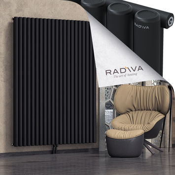 Mati Aluminium Radiator 1900x1550 Black - Thumbnail