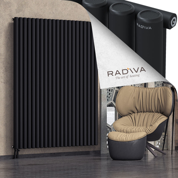 Mati Aluminium Radiator 1900x1550 Black - Thumbnail