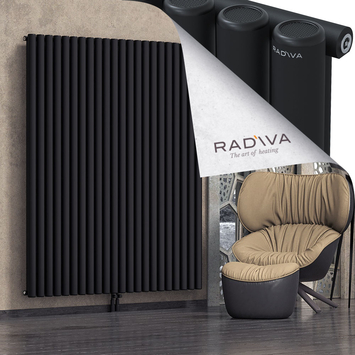 Mati Aluminium Radiator 1900x1624 Black - Thumbnail