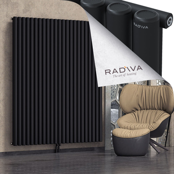 Mati Aluminium Radiator 1900x1698 Black - Thumbnail