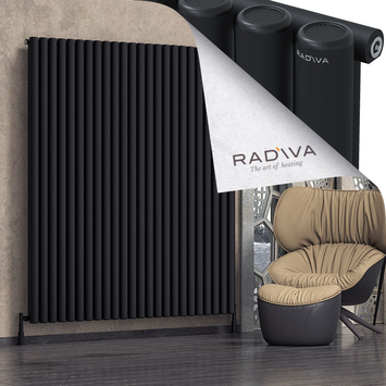 Mati Aluminium Radiator 1900x1772 Black - Thumbnail