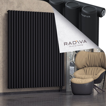 Mati Aluminium Radiator 1900x1772 Black - Thumbnail