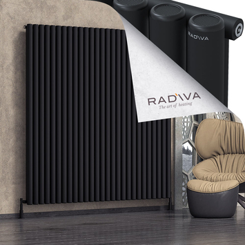 Mati Aluminium Radiator 1900x1994 Black - Thumbnail