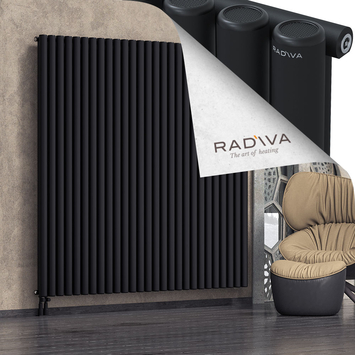 Mati Aluminium Radiator 1900x1994 Black - Thumbnail