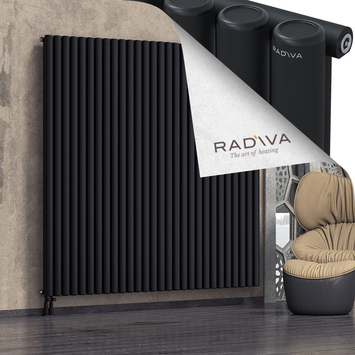 Mati Aluminium Radiator 1900x2068 Black - Thumbnail