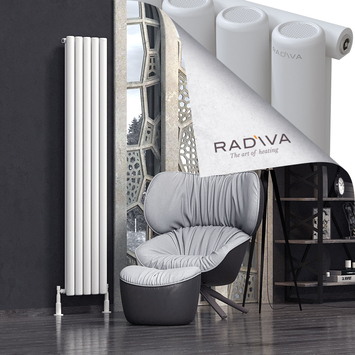 Mati Aluminium Radiator 1900x366 White - Thumbnail