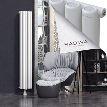 Mati Aluminium Radiator 1900x366 White - Thumbnail