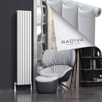 Mati Aluminium Radiator 1900x440 White - Thumbnail