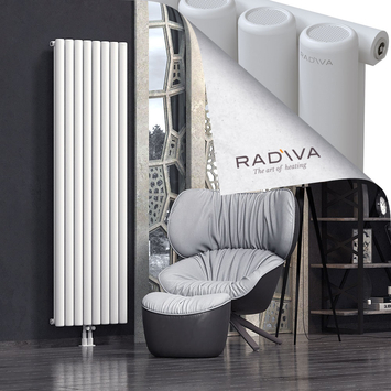 Mati Aluminium Radiator 1900x588 White - Thumbnail