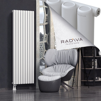 Mati Aluminium Radiator 1900x662 White - Thumbnail