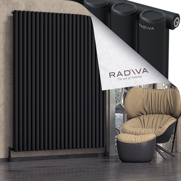 Mati Aluminium Radiator 2000x1698 Black - Thumbnail