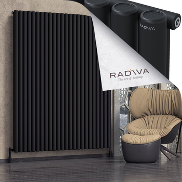 Mati Aluminium Radiator 2000x1772 Black - Thumbnail