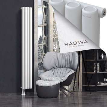 Mati Aluminium Radiator 2000x292 White - Thumbnail