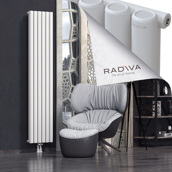 Mati Aluminium Radiator 2000x440 White - Thumbnail