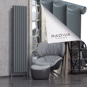 Mati Aluminium Radiator 2000x514 Anthracite - Thumbnail