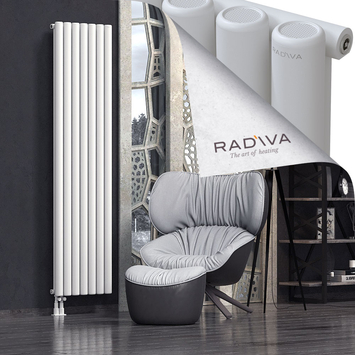 Mati Aluminium Radiator 2000x514 White - Thumbnail