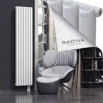 Mati Aluminium Radiator 2000x514 White - Thumbnail