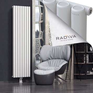 Mati Aluminium Radiator 2000x588 White - Thumbnail