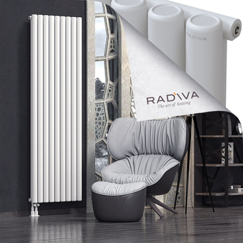 Mati Aluminium Radiator 2000x662 White - Thumbnail