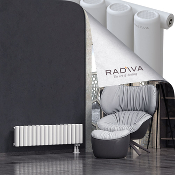 Mati Aluminium Radiator 300x1254 White - Thumbnail