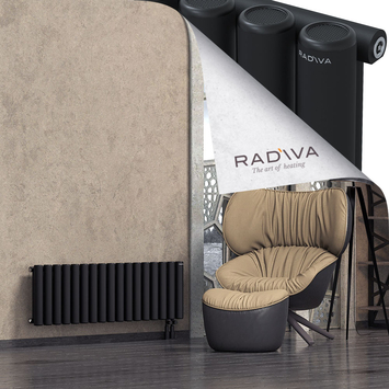 Mati Aluminium Radiator 400x1254 Black - Thumbnail