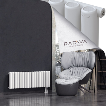 Mati Aluminium Radiator 400x1254 White - Thumbnail