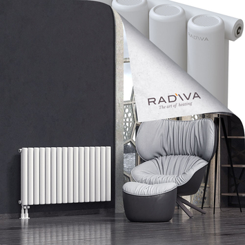 Mati Aluminium Radiator 600x1180 White - Thumbnail