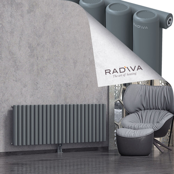 Mati Aluminium Radiator 600x1772 Anthracite - Thumbnail