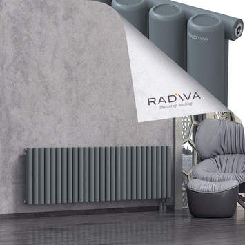 Mati Aluminium Radiator 600x1994 Anthracite - Thumbnail