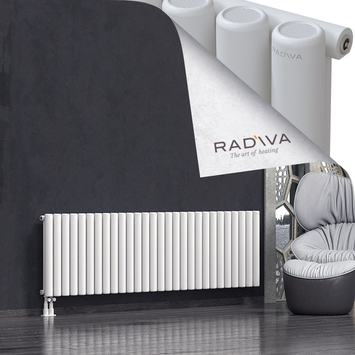 Mati Aluminium Radiator 600x2068 White - Thumbnail