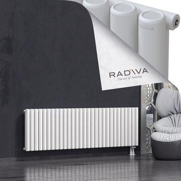 Mati Aluminium Radiator 600x2142 White - Thumbnail