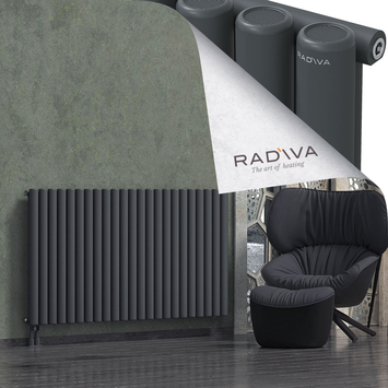 Mati Aluminium Radiator 900x1698 Dark Anthracite - Thumbnail