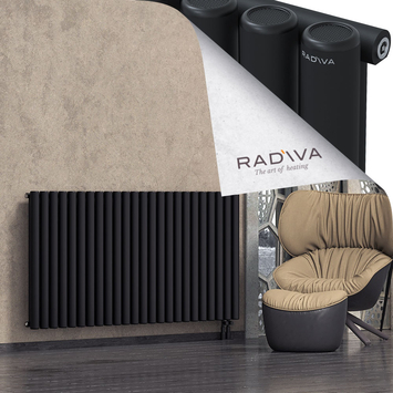 Mati Aluminium Radiator 900x1772 Black - Thumbnail