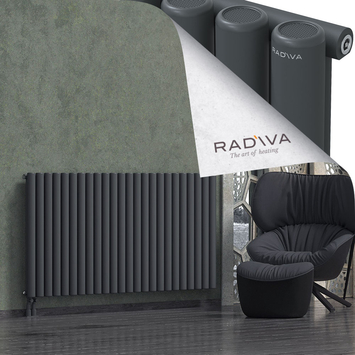 Mati Aluminium Radiator 900x1772 Dark Anthracite - Thumbnail