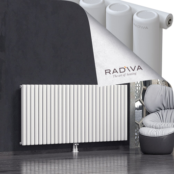 Mati Aluminium Radiator 900x2068 White - Thumbnail