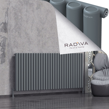 Mati Aluminium Radiator 900x2142 Anthracite - Thumbnail