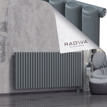 Mati Aluminium Radiator 900x2142 Anthracite - Thumbnail