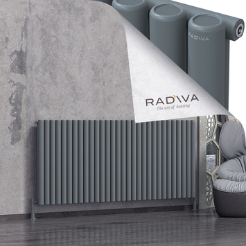 Mati Aluminium Radiator 900x2216 Anthracite - Thumbnail