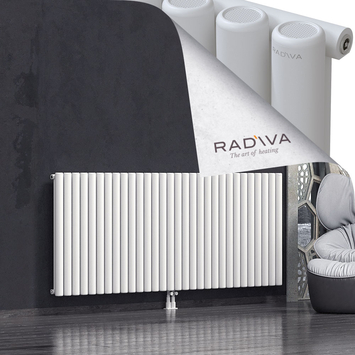 Mati Aluminium Radiator 900x2216 White - Thumbnail