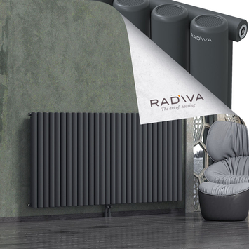 Mati Radiateur En Aluminium 1000x2068 Anthracite Foncé - Thumbnail