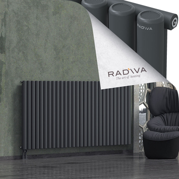 Mati Radiateur En Aluminium 1000x2068 Anthracite Foncé - Thumbnail